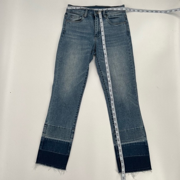 Blank NYC The Madison Crop High-Rise Crop Release Hem Jeans Size 25 Women's - Picture 7 of 7